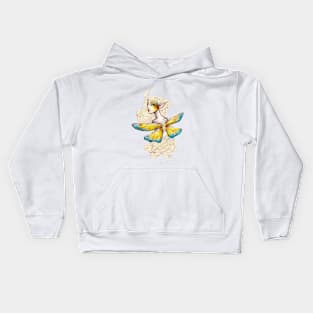 Dragon Fly Tattoo Kids Hoodie